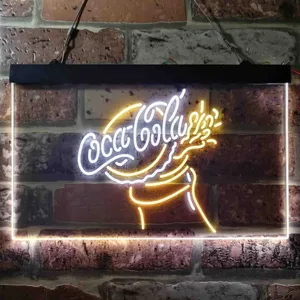 Coca-Cola Bottle Open Neon-Like LED Sign