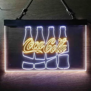 Coca-Cola Bottles Neon-Like LED Sign