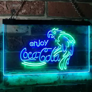 Coca-Cola Parrot Neon-Like LED Sign