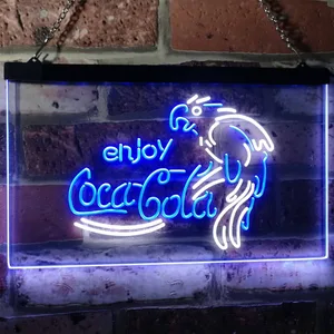 Coca-Cola Parrot Neon-Like LED Sign