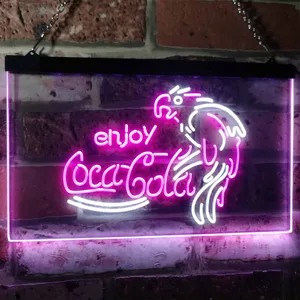 Coca-Cola Parrot Neon-Like LED Sign