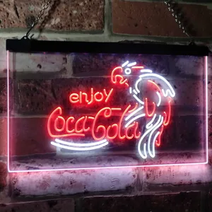 Coca-Cola Parrot Neon-Like LED Sign