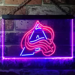 Colorado Avalanche Logo Neon-Like LED Sign