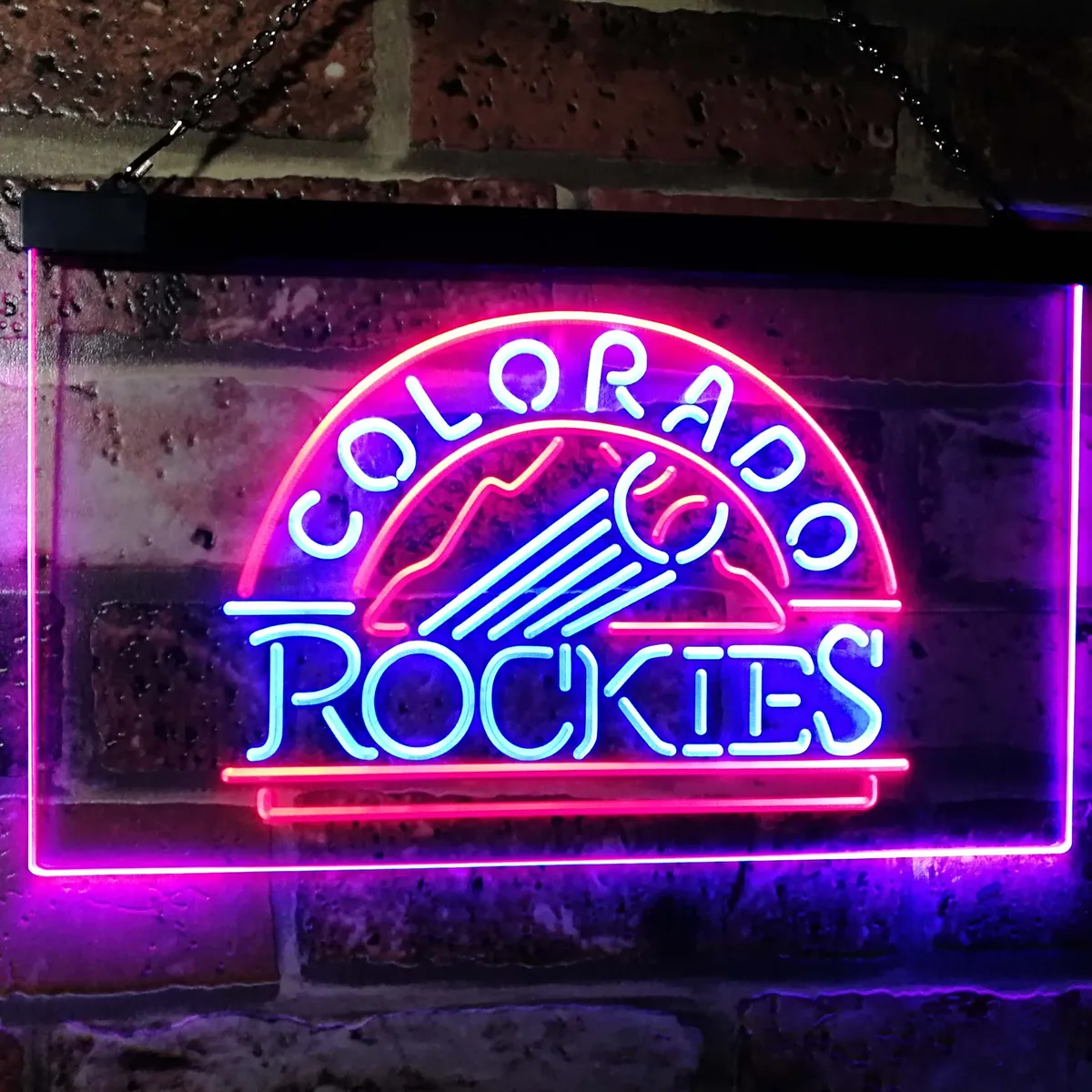 Colorado Rockies Logo 1 Neon-Like LED Sign