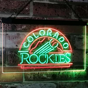 Colorado Rockies  Logo 1 Neon-Like LED Sign