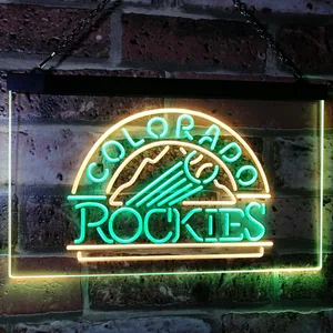 Colorado Rockies  Logo 1 Neon-Like LED Sign