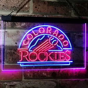 Colorado Rockies  Logo 1 Neon-Like LED Sign