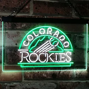 Colorado Rockies  Logo 1 Neon-Like LED Sign