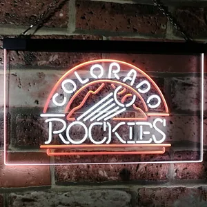 Colorado Rockies  Logo 1 Neon-Like LED Sign