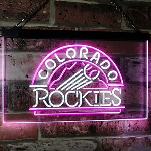 Colorado Rockies  Logo 1 Neon-Like LED Sign