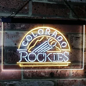 Colorado Rockies  Logo 1 Neon-Like LED Sign