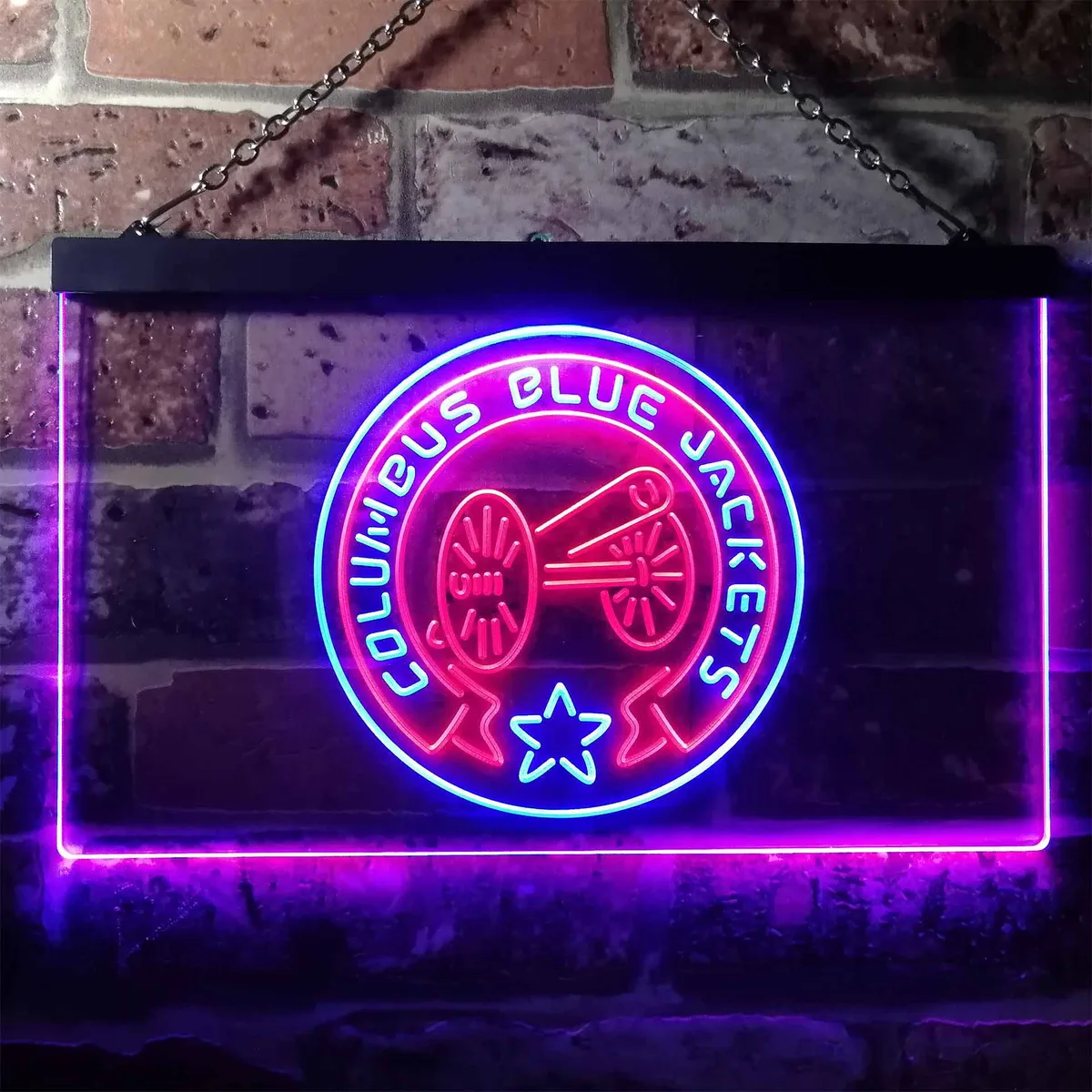 Columbus Blue Jackets Alternate Neon-Like LED Sign