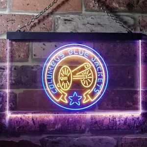 Columbus Blue Jackets Alternate Neon-Like LED Sign