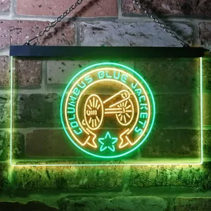 Columbus Blue Jackets Alternate Neon-Like LED Sign