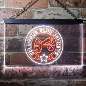 Columbus Blue Jackets Alternate Neon-Like LED Sign