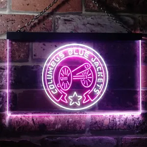 Columbus Blue Jackets Alternate Neon-Like LED Sign