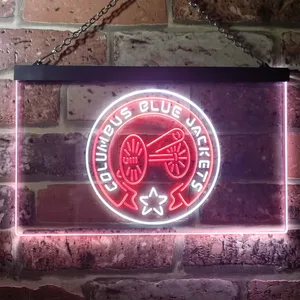 Columbus Blue Jackets Alternate Neon-Like LED Sign