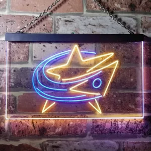 Columbus Blue Jackets Logo 1 Neon-Like LED Sign