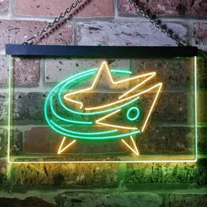 Columbus Blue Jackets Logo 1 Neon-Like LED Sign