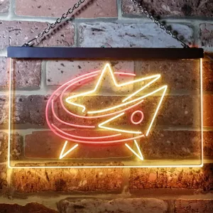 Columbus Blue Jackets Logo 1 Neon-Like LED Sign