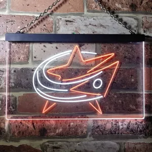 Columbus Blue Jackets Logo 1 Neon-Like LED Sign