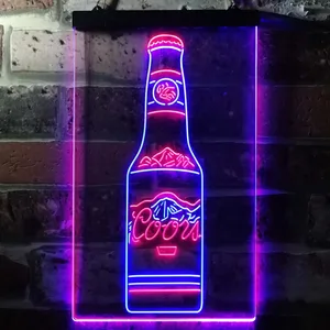 Coors Bottle Neon-Like LED Sign