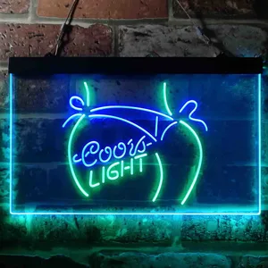 Coors Light - Bikini Girl Neon-Like LED Sign