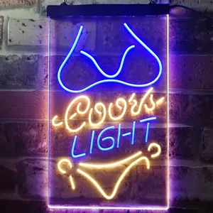 Coors Light Bikini Neon-Like LED Sign