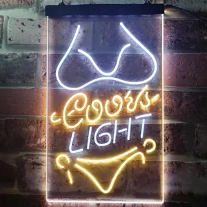 Coors Light Bikini Neon-Like LED Sign