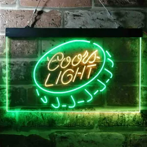 Coors Light Bottlecap Neon-Like LED Sign