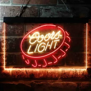Coors Light Bottlecap Neon-Like LED Sign