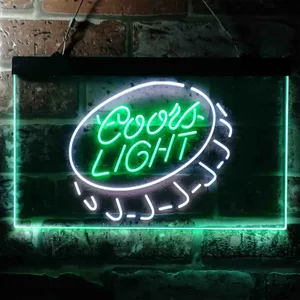 Coors Light Bottlecap Neon-Like LED Sign