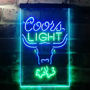Coors Light Bull Neon-Like LED Sign