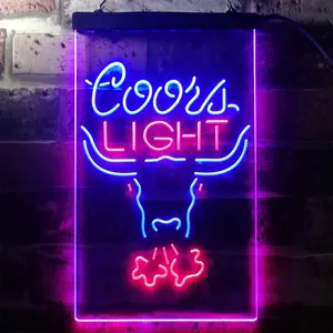 Coors Light Bull Neon-Like LED Sign