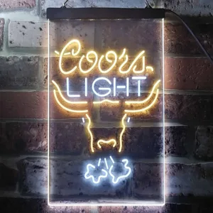 Coors Light Bull Neon-Like LED Sign