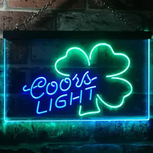 Coors Light Clover 2 Neon-Like LED Sign
