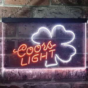 Coors Light Clover 2 Neon-Like LED Sign