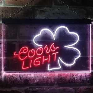 Coors Light Clover 2 Neon-Like LED Sign