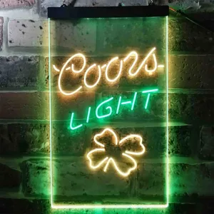 Coors Light Clover Leaf Neon-Like LED Sign