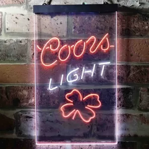 Coors Light Clover Leaf Neon-Like LED Sign