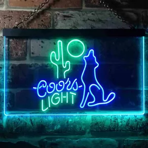 Coors Light Coyote Moon Neon-Like LED Sign