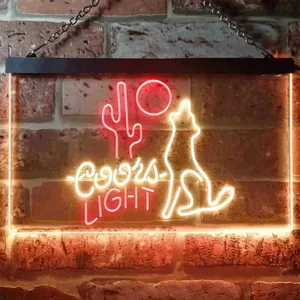 Coors Light Coyote Moon Neon-Like LED Sign