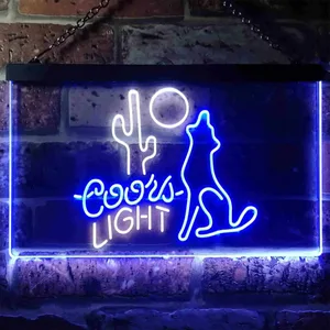 Coors Light Coyote Moon Neon-Like LED Sign