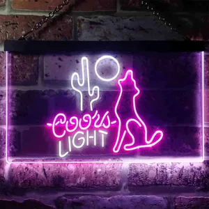 Coors Light Coyote Moon Neon-Like LED Sign
