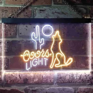 Coors Light Coyote Moon Neon-Like LED Sign