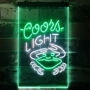 Coors Light Crabby Neon-Like LED Sign