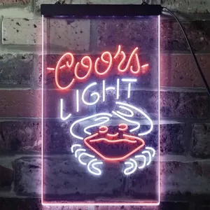 Coors Light Crabby Neon-Like LED Sign