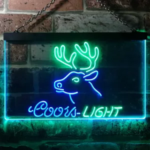 Coors Light Deer Neon-Like LED Sign
