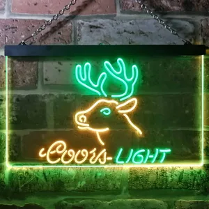 Coors Light Deer Neon-Like LED Sign