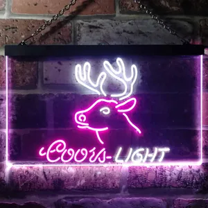 Coors Light Deer Neon-Like LED Sign